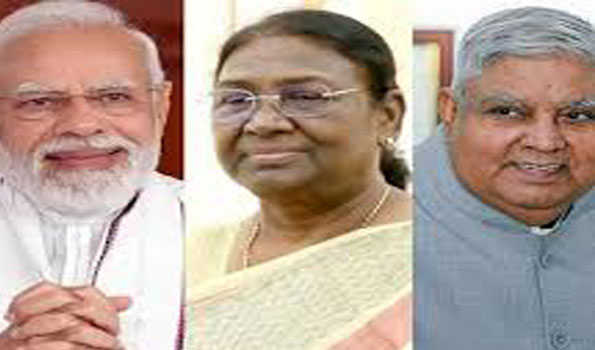 मुर्मू, धनखड़, मोदी ने दी देशवासियों को नववर्ष की शुभकामनाएं