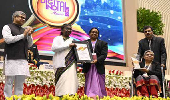डिजिटल इंडिया पुरस्कार:ई-नाम सहित विभिन्न पहलों को राष्ट्रपति ने किया सम्मानित