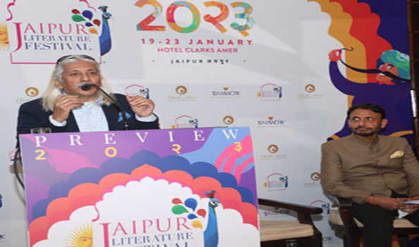 जयपुर लिटरेचर फेस्टिवल के 16वें संस्करण में दुनिया की श्रेष्ठ प्रतिभाएं लेगी भाग