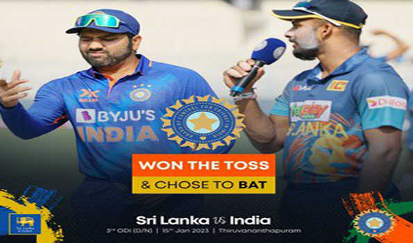 भारत ने टॉस जीतकर बल्लेबाजी चुनी