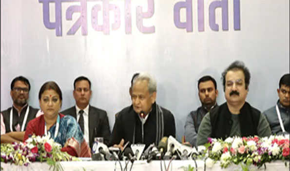 कानून व्यवस्था में देश में अग्रणी राजस्थान-गहलोत