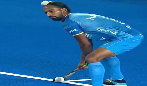 Hardik Singh ruled out of Hockey Men's World Cup