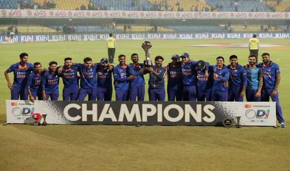 India clean sweeps ODI series, rise to No.1 spot in rankings