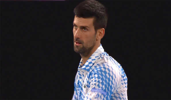 Djokovic races into 10th AO semifinals