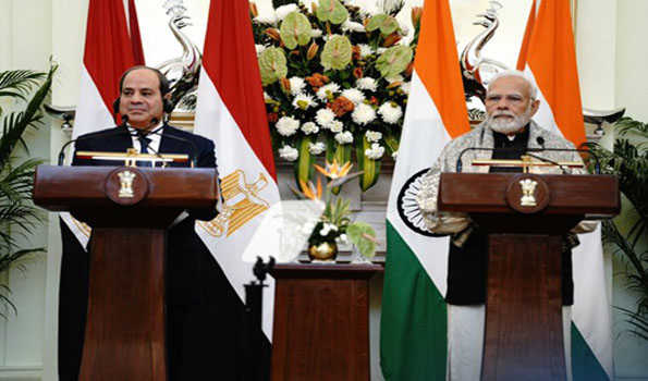 भारत मिस्र के बीच होगी सामरिक साझीदारी, आतंकवाद को लेकर बढ़ेगा तालमेल