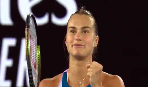 Sabalenka's aggressive play guides her past Linette