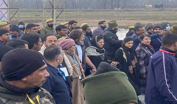 A day after suspension, BJY resumes in Kashmir amid tight security