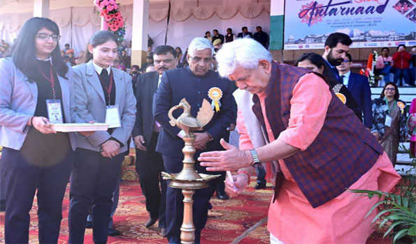Youth Fest 'Antarnaad' takes off, J&K LG says artistic disciplines are like windows open up to infinite universe of creativity for youth