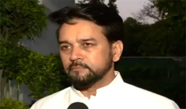 I.N.D.I.A bloc will not last long, Modi to become PM again: Anurag Thakur