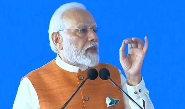 Telangana : PM Modi lays foundation stone for developmental projects worth over Rs 13,500 cr