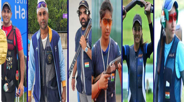 Indian shooters end Asiad campaign with gold medal in men's trap events