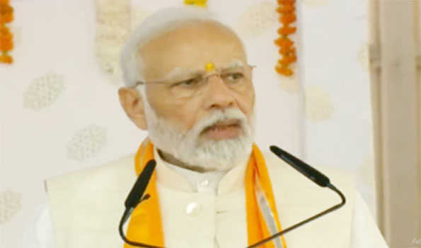 मोदी ने चित्तौड़गढ़ में सात हजार करोड़ की परियोजनाओं का किया लोकार्पण एवं शिलान्यास