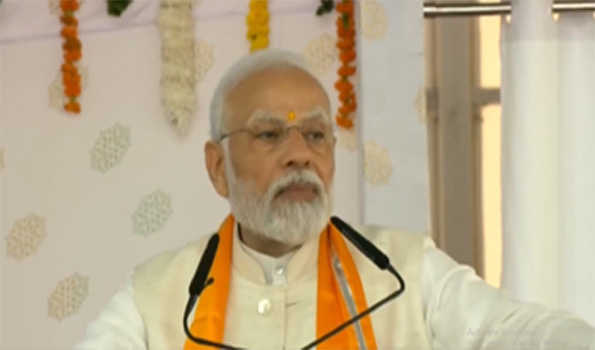 मोदी ने चित्तौड़गढ़ में सात हजार करोड़ से अधिक की परियोजनाओं का किया लोकार्पण एवं शिलान्यास