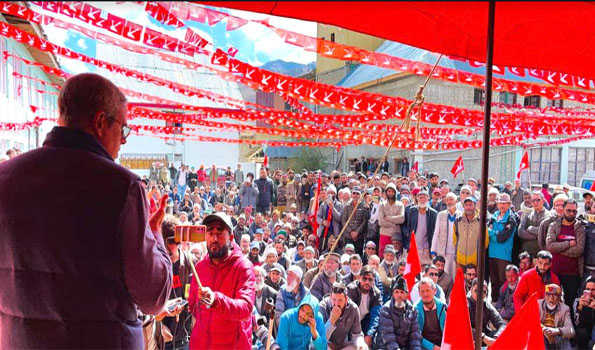 NC speeding towards meteoric succcess in Kargil Council election on Oct 4: Omar