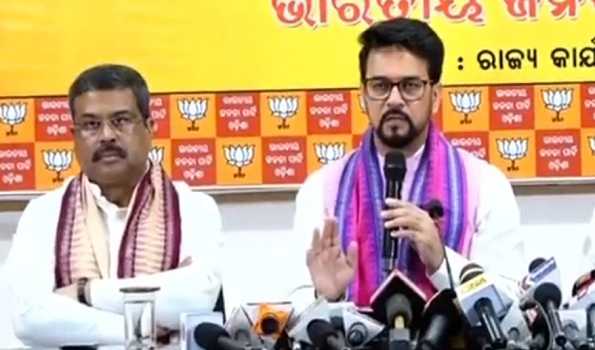 Thakur denounces “anti people” anti development “ remark of Naveen on  BJP