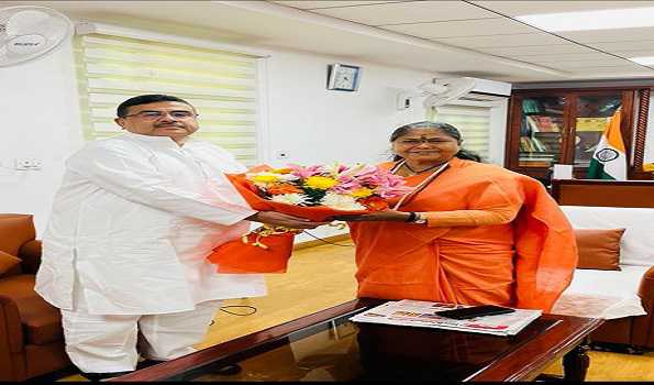 Suvendu meets Union Minister of State for Rural Development