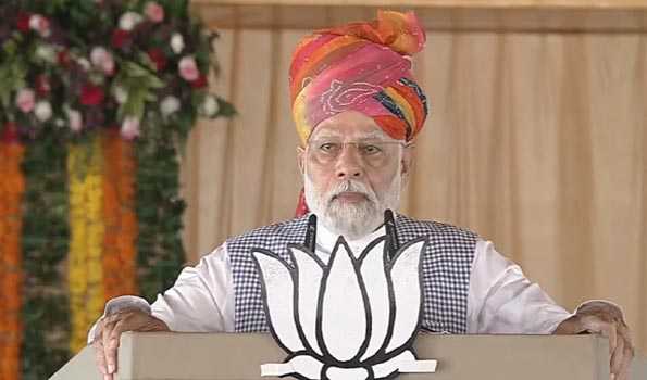 मोदी ने जोधपुर में करीब पांच हजार करोड़ की विभिन्न परियोजनाओं का किया लोकार्पण एवं  शिलान्यास