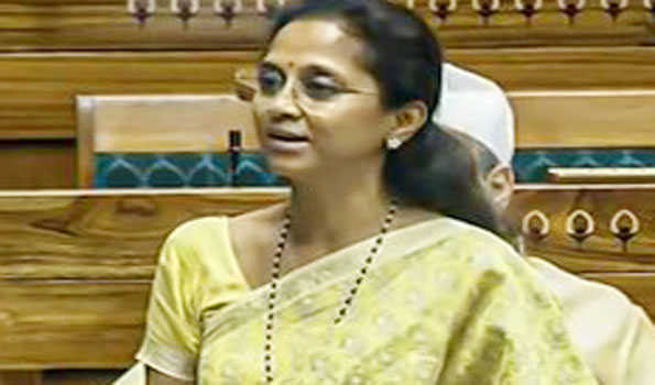 सुले ने भाजपा नीत सरकार पर बोला तीखा हमला