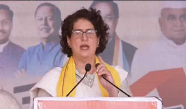 कांग्रेस की आदिवासियों को सम्मान देने की सोच, भाजपा ने अत्याचार में बनाया नंबर एक : प्रियंका