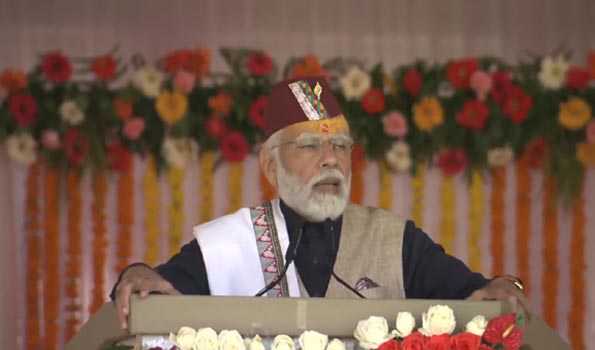 मोदी जागेश्वर धाम में पूजा-अर्चना की