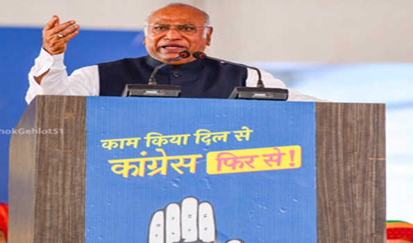लाल डायरी में लिखा है कि राजस्थान में फिर आयेगी कांग्रेस सरकार-खड़गे