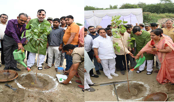गोपाल राय ने की पौधारोपण अभियान के दूसरे चरण की शुरूआत