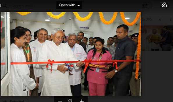 नीतीश ने सवेरा कैंसर अस्पताल में रेडिएशन ऑन्कोलाॅजी का किया शुभारंभ