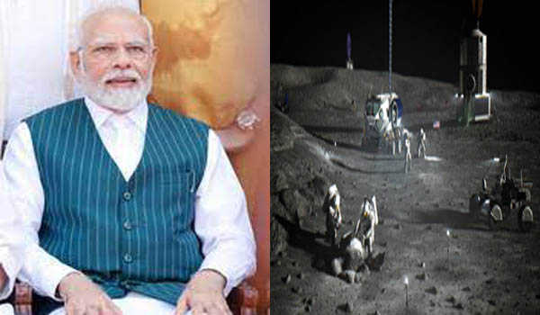 चन्द्रमा पर 2040 तक मानव भेजने की तैयारी करने के अंतरिक्ष विभाग को मोदी ने दिये निर्देश