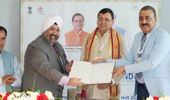 दुबई में धामी की उपस्थिति में 5,450 करोड़ के निवेश एमओयू साइन