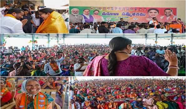 स्मृति ने मतदाताओं से केसीआर को हराने, भाजपा का समर्थन करने का आग्रह किया