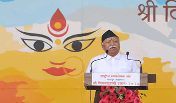 विदेशी ताकतें मणिपुर में शांति के प्रयास विफल करने में लगीं हैं: भागवत