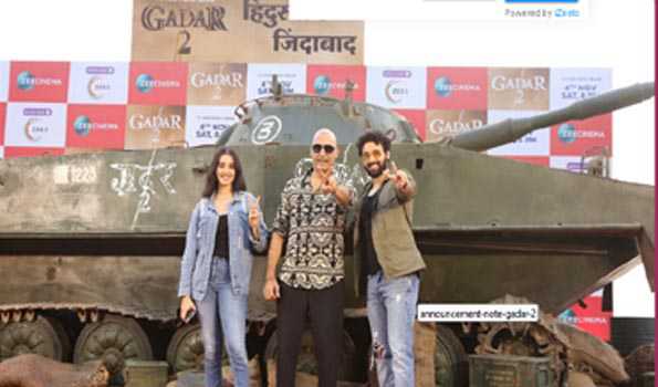 ज़ी सिनेमा ने ‘गदर-2’ वर्ल्ड टीवी प्रीमियर की घोषणा की