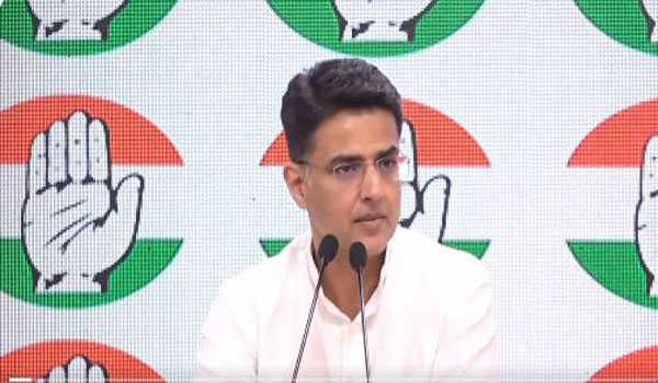 राजस्थान कांग्रेस नेता के घर छापेमारी भाजपा की हताशा : पायलट