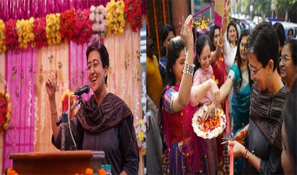 महिलाओं की तरक़्क़ी से देश की तरक़्क़ी होगी : आतिशी