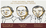کیمسٹری میں نوبل انعام کا اعلان، مونگی جی باوینڈی، لیوس ای بروس اور الیکسی  آئی کو ایوارڈ ملا