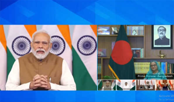 साझा प्रयासों से बंगबंधु के सोनार बंगलादेश का विज़न साकार करेंगे : मोदी
