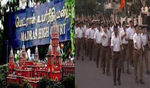 आरएसएस रूट मार्च: मद्रास उच्च न्यायालय ने अवमानना ​​याचिका पर तमिलनाडु के गृह सचिव, डीजीपी को समन भेजा