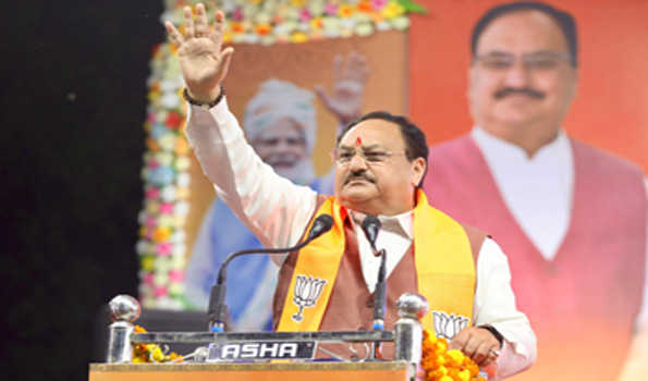 भाजपा जनता की सेवा करने में लगी है, कांग्रेस मेवा खाने की योजना बना रही: नड्डा