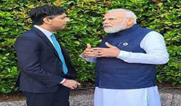 मोदी, सुनक ने पश्चिम एशिया की बिगड़ती स्थिति पर गहरी चिंता व्यक्त