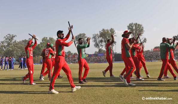 ओमान ने नेपाल को सुपर ओवर में 11 रन से हराया