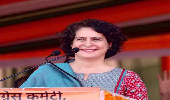 जनता को हनुमान बनकर कांग्रेस की सरकार को वापस लाना है: प्रियंका