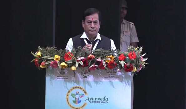 परमाणु विकिरण, कीटनाशकों और जहरीले पर्यावरण में वरदान है आयुर्वेद : सोनोवाल