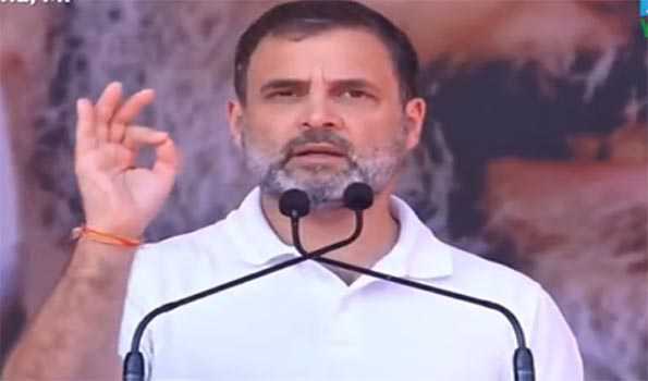 भाजपा के नेताओं के बीच लूट की लगी है रेस : राहुल गांधी