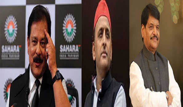 सहाराश्री के निधन पर अखिलेश और शिवपाल दुखी