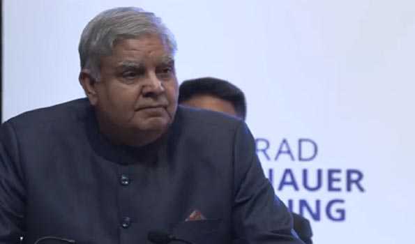 ताकत ही वैश्विक व्यवस्था और शांति को परिभाषित करती है: धनखड़