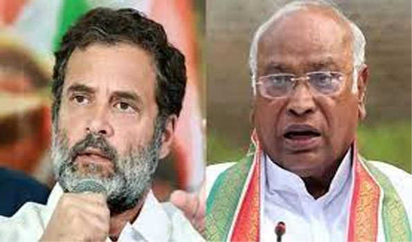 खड़गे-राहुल की मप्र, छत्तीसगढ़ के वोटरों से बढ़ चढ़कर मतदान करने की अपील
