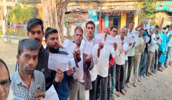 मध्यप्रदेश में 11 बजे तक औसतन 20 से 25 प्रतिशत तक मतदान
