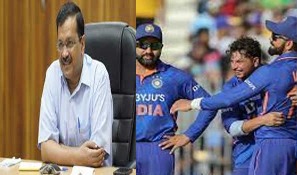 केजरीवाल ने विश्वकप मुकबाले के लिए टीम इंडिया को दी शुभकामनाएं