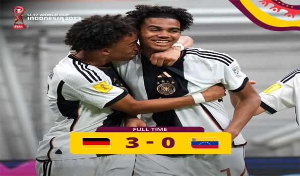 जर्मनी ने वेनेजुएला को हरा,फीफा अंडर-17 के 16 राउंड में बनाई जगह