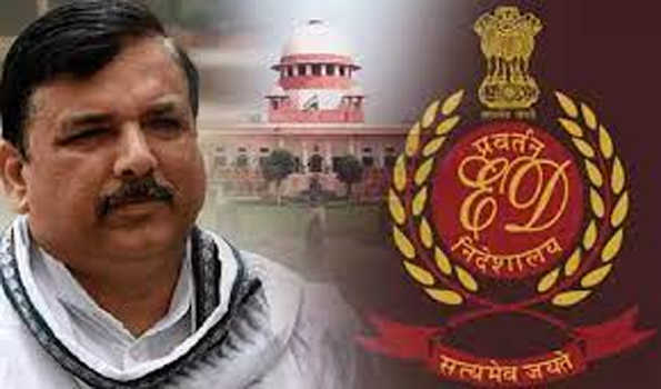 संजय सिंह की याचिका पर केंद्र, ईडी को सुप्रीम कोर्ट का नोटिस